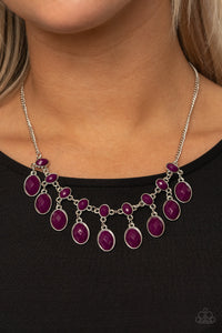 Lady of the Powerhouse - Purple Necklace