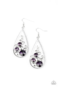 Tempest Twinkle - Purple Earrings