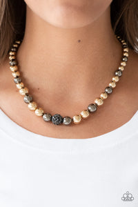 High-Stakes FAME - Multi Metals Short Necklace