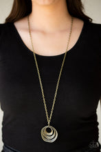 Load image into Gallery viewer, Breaking Pattern - Brass Necklace