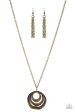 Load image into Gallery viewer, Breaking Pattern - Brass Necklace