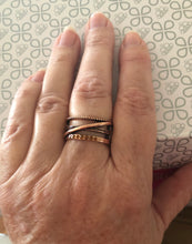 Load image into Gallery viewer, Stay in Your Lane - Copper Ring